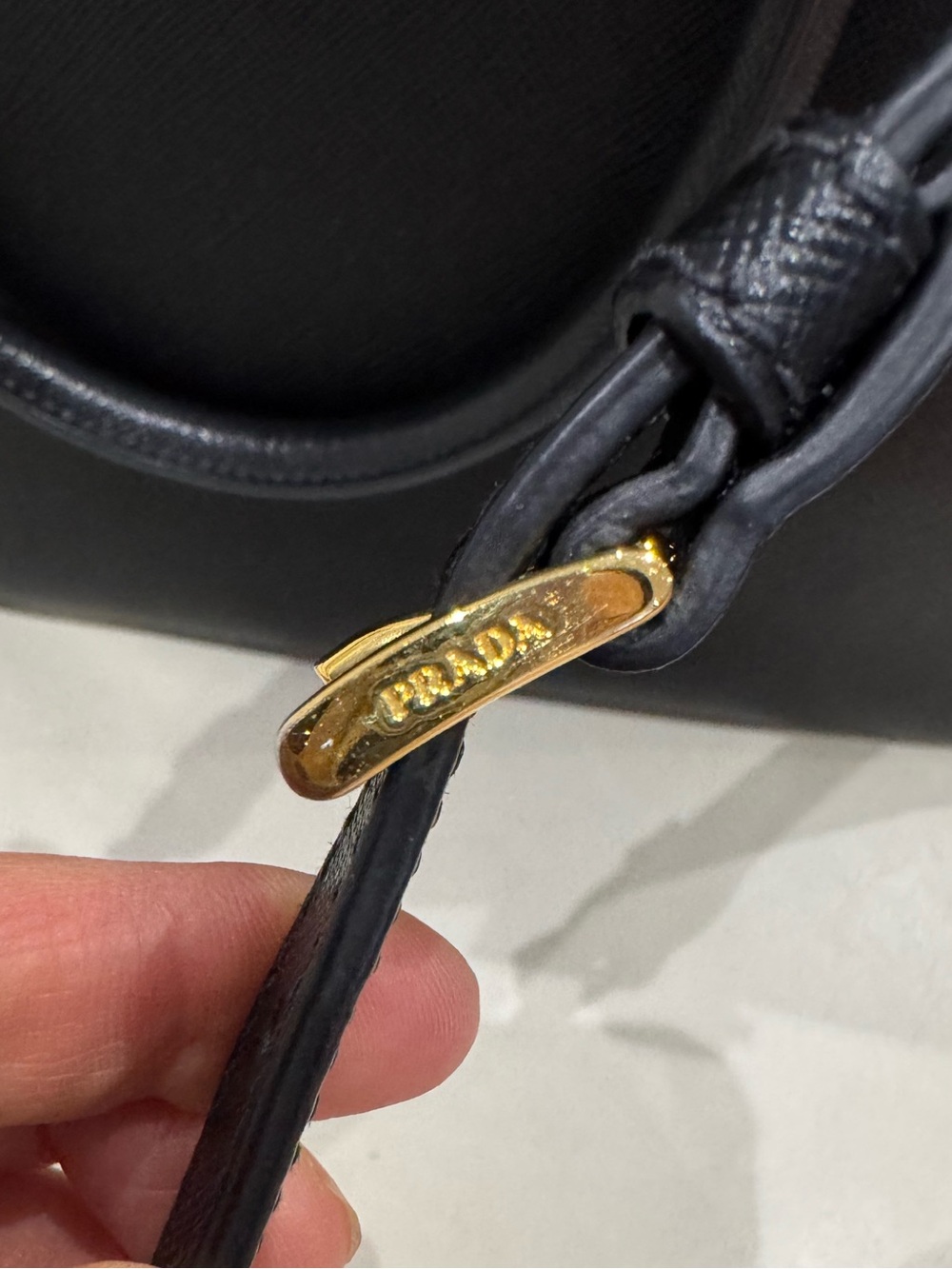 [Authentic] PRADA Saffiano Lux Galleria Medium Double Zip Tote in Black - Picture 9 of 16